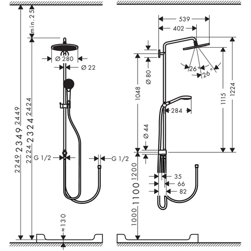 Шланговое подсоединение Hansgrohe Fixfit Porter 26456400 фото 3 шланговое подсоединение hansgrohe fixfit porter 26456400 фото 3