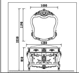Зеркало Tessoro Winsor ивори фото 3 зеркало tessoro winsor ивори фото 3