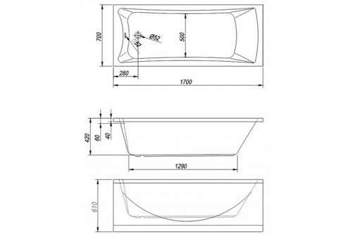 Ванна акриловая Kolpa-san String 150x70 фото 3 ванна акриловая kolpa-san string 150x70 фото 3