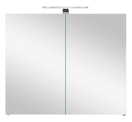 Шкаф с зеркалом Orans BC-4023-800 W с подсветкой белый глянец шкаф с зеркалом orans bc-4023-800 w с подсветкой белый глянец