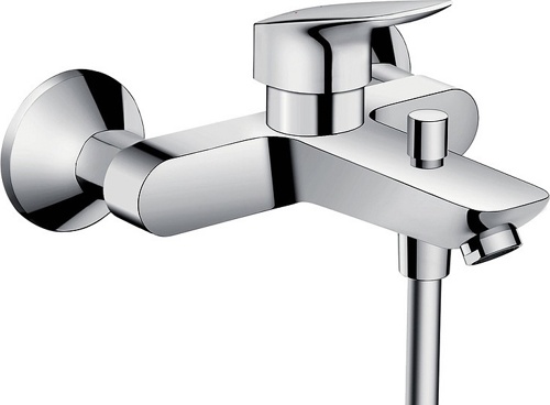 Смеситель для ванны Hansgrohe Logis 71400000 смеситель для ванны hansgrohe logis 71400000