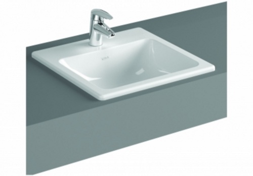 Умывальник VitrA S20 5468B003-0001 52.5x47.5 фото 3 умывальник vitra s20 5468b003-0001 52.5x47.5 фото 3