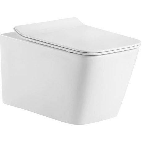 Унитаз подвесной GoodDoor Kvadro 35,5x51,5 SoftClose унитаз подвесной gooddoor kvadro 35,5x51,5 softclose
