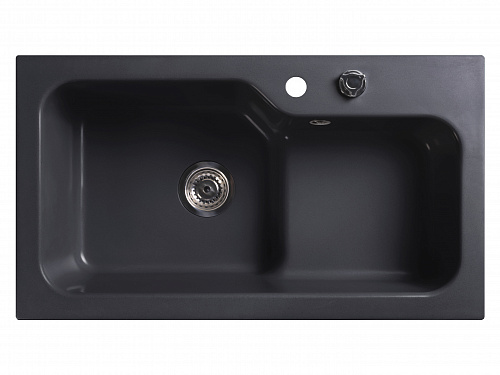 Кухонная мойка Белюкс SG-REC-HALF-8045-01 Черный обсидиан кухонная мойка белюкс sg-rec-half-8045-01 черный обсидиан