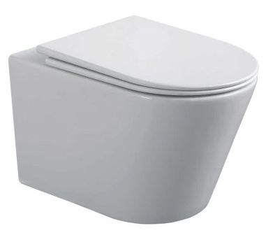 Унитаз подвесной Ceramalux TR5178-1 TORNADO 35x49 сиденье дюропласт, микролифт, белый унитаз подвесной ceramalux tr5178-1 tornado 35x49 сиденье дюропласт, микролифт, белый