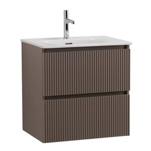 Тумба подвесная BELBAGNO UNO-600-2C-SO-СO бежевая матовая тумба подвесная belbagno uno-600-2c-so-сo бежевая матовая