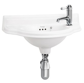 Умывальник подвесной Burlington B13R 50,5x25,5 (правый) белый умывальник подвесной burlington b13r 50,5x25,5 (правый) белый