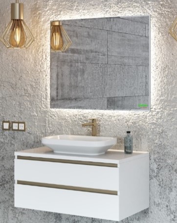Зеркало Benetto Орвието 80x70 с LED-подсветкой зеркало benetto орвието 80x70 с led-подсветкой