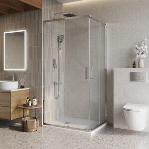 Душевой уголок BelBagno Luce 120x90 стекло прозрачное / профиль хром душевой уголок belbagno luce 120x90 стекло прозрачное / профиль хром