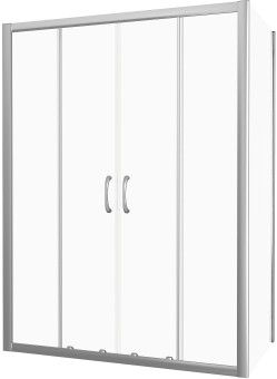 Душевой уголок GoodDoor LATTE WTW-TD+SP 170x70 стекло грейп / серебристый профиль душевой уголок gooddoor latte wtw-td+sp 170x70 стекло грейп / серебристый профиль