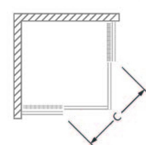 Душевой уголок Gutewetter Slide Square GK-863A 140x70 (хром) фото 5 душевой уголок gutewetter slide square gk-863a 140x70 (хром) фото 5