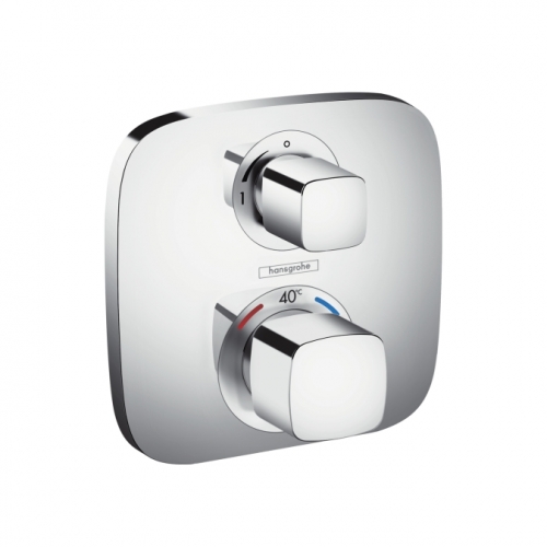 Термостат для душа с запорным вентилем Hansgrohe Ecostat E 15707000 термостат для душа с запорным вентилем hansgrohe ecostat e 15707000