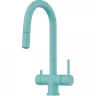 смеситель для кухни omoikiri akita-s-az 4994436 azur blue
