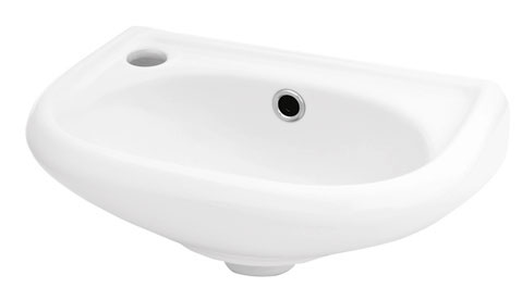 Умывальник Santek Бриз 38,5x26,5 ( с отверстием слева) умывальник santek бриз 38,5x26,5 ( с отверстием слева)