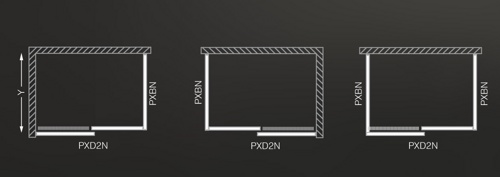 Душевой уголок Gutewetter Slide Square GK-863A 125x75 (хром) фото 5 душевой уголок gutewetter slide square gk-863a 125x75 (хром) фото 5