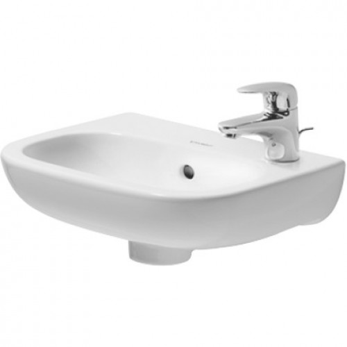 Умывальник подвесной Duravit D-Code 360 7053600082 отверстие под смеситель справа, белый умывальник подвесной duravit d-code 360 7053600082 отверстие под смеситель справа, белый