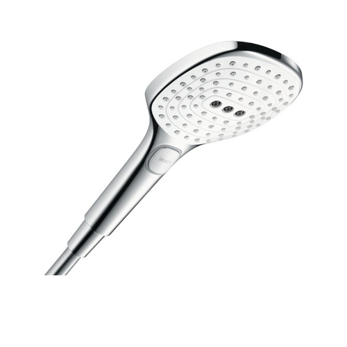 Душевая лейка Hansgrohe Raindance Select E 120 Air 3jet 26520400 белый/хром душевая лейка hansgrohe raindance select e 120 air 3jet 26520400 белый/хром