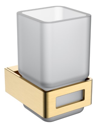 Стакан с держателем Boheme MatGold Q 10944-MG матовое золото стакан с держателем boheme matgold q 10944-mg матовое золото