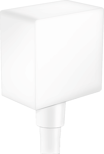 Шланговое подсоединение Hansgrohe FixFit Square 26455700 белый матовый шланговое подсоединение hansgrohe fixfit square 26455700 белый матовый
