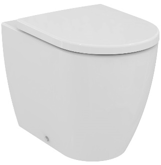 Унитаз приставной Ideal Standard Ellisse RimLS+ T569401 белый глянец Soft-close унитаз приставной ideal standard ellisse rimls+ t569401 белый глянец soft-close