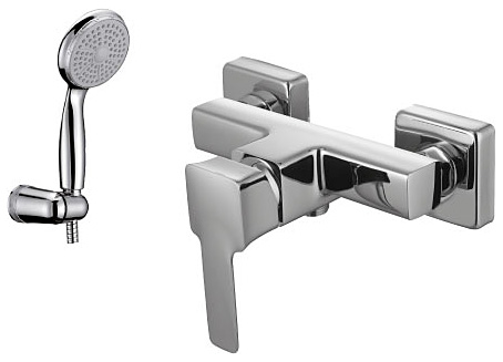 Душевой уголок Gutewetter Practic Square GK-401 70x70 (матовый хром/стекло бесцветное) фото 2 душевой уголок gutewetter practic square gk-401 70x70 (матовый хром/стекло бесцветное) фото 2