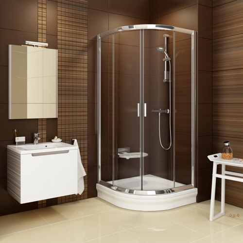 Душевой уголок Ravak Blix BLCP4-80 стекло white+Transparent фото 3 душевой уголок ravak blix blcp4-80 стекло white+transparent фото 3