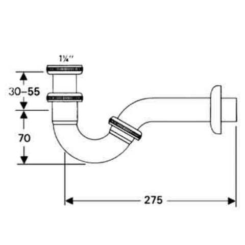 Сифон для умывальника Hansgrohe 52053000 фото 3 сифон для умывальника hansgrohe 52053000 фото 3