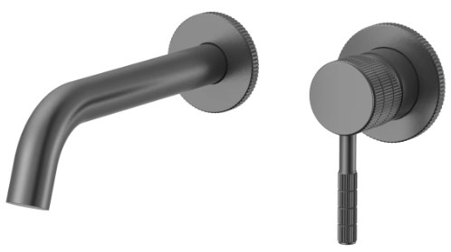 Смеситель для умывальника Gid Edessa SS070-GM-NS вороненая сталь смеситель для умывальника gid edessa ss070-gm-ns вороненая сталь
