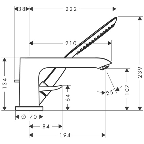 Смеситель для умывальника Hansgrohe Metris Classic 31183000 фото 3 смеситель для умывальника hansgrohe metris classic 31183000 фото 3