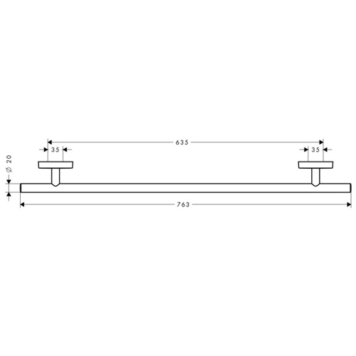Полотенцедержатель Hansgrohe Logis 40512000 фото 3 полотенцедержатель hansgrohe logis 40512000 фото 3