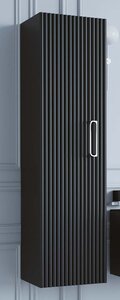 Шкаф-пенал подвесной Armadi Art Linea 35 см, черный / хром шкаф-пенал подвесной armadi art linea 35 см, черный / хром