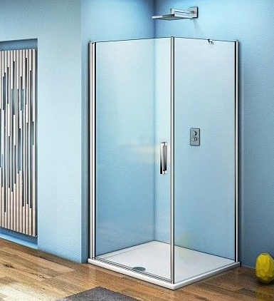 Душевой уголок GoodDoor FANTASY DR+SP 100x90 стекло прозрачное / профиль хром душевой уголок gooddoor fantasy dr+sp 100x90 стекло прозрачное / профиль хром