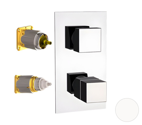 Смеситель для душа Remer Q-Elegance QT92KBBO белый матовый смеситель для душа remer q-elegance qt92kbbo белый матовый