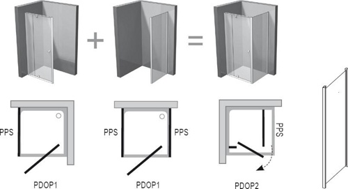 Неподвижная стенка Ravak Pivot PPS 90 стекло блестящая+Transparent неподвижная стенка ravak pivot pps 90 стекло блестящая+transparent