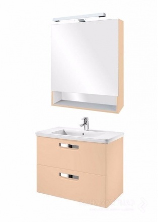 Шкаф с зеркалом Roca The Gap ZRU9302699 70 бежевый фото 4 шкаф с зеркалом roca the gap zru9302699 70 бежевый фото 4