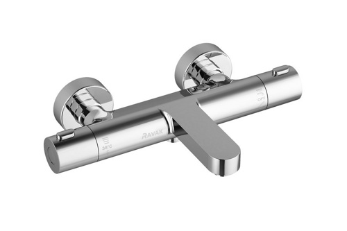Смеситель для ванны Ravak Termo 300 TE 023.00/150 настенный смеситель для ванны ravak termo 300 te 023.00/150 настенный