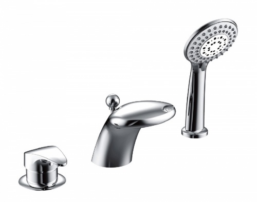 Смеситель для ванны Bravat Duo F6133186CP-LB-RUS хром фото 2 смеситель для ванны bravat duo f6133186cp-lb-rus хром фото 2