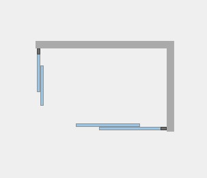 Душевой уголок Gutewetter Practic Square GK-433 108x108 (матовый хром/полистирол lines) фото 2 душевой уголок gutewetter practic square gk-433 108x108 (матовый хром/полистирол lines) фото 2