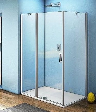 Душевой уголок GoodDoor FANTASY WTW+SP 100x90 прозрачное стекло / профиль хром душевой уголок gooddoor fantasy wtw+sp 100x90 прозрачное стекло / профиль хром