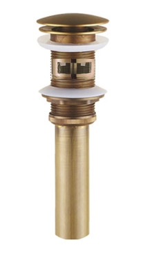 Донный клапан Santiline SL-109 с переливом бронза донный клапан santiline sl-109 с переливом бронза