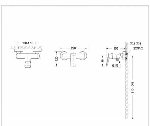 Смеситель для душа Bravat Drop-D F948162C-01 фото 3 смеситель для душа bravat drop-d f948162c-01 фото 3