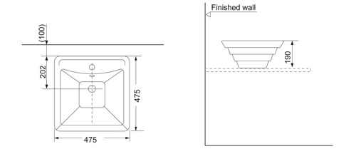 Умывальник Porta Perfect 110x58,5 фото 4 умывальник porta perfect 110x58,5 фото 4
