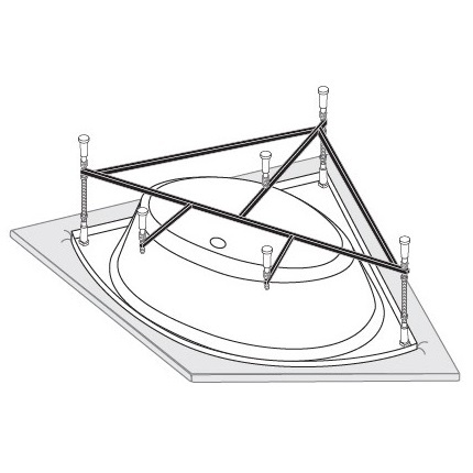 Каркас к ванне Vagnerplast Athena VPK150150 150x150 каркас к ванне vagnerplast athena vpk150150 150x150