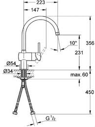 Смеситель для умывальника Grohe Euroeco Special 32790000 фото 3 смеситель для умывальника grohe euroeco special 32790000 фото 3